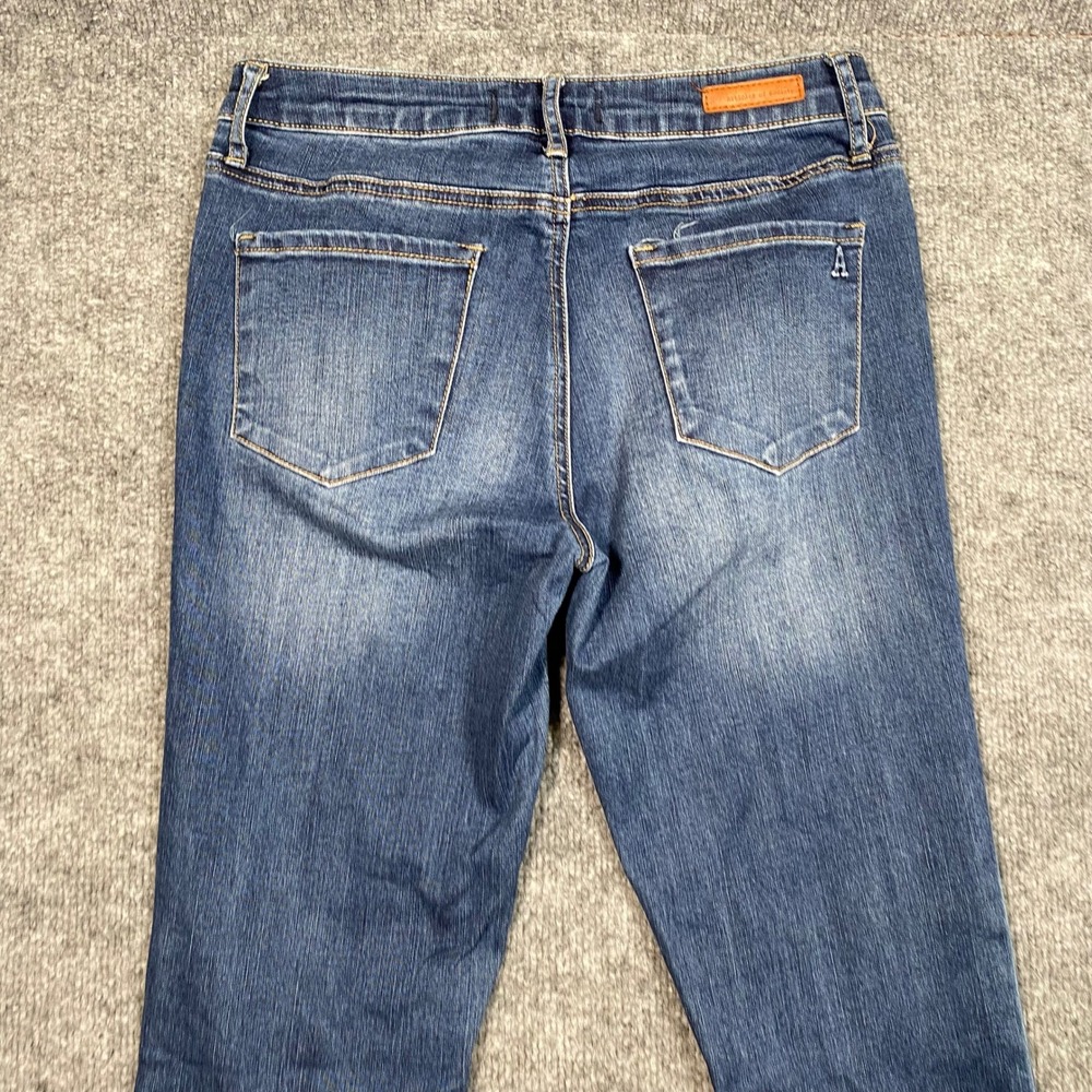 Articles of Society Avalon Flare Jeans Blue Mid Rise Denim 27 5055PLV-836 - Picture 7 of 11